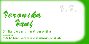 veronika hanf business card